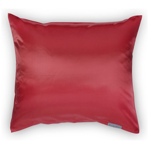 Beauty Pillow - Satijnen Kussensloop - Rood - 60x70 cm
