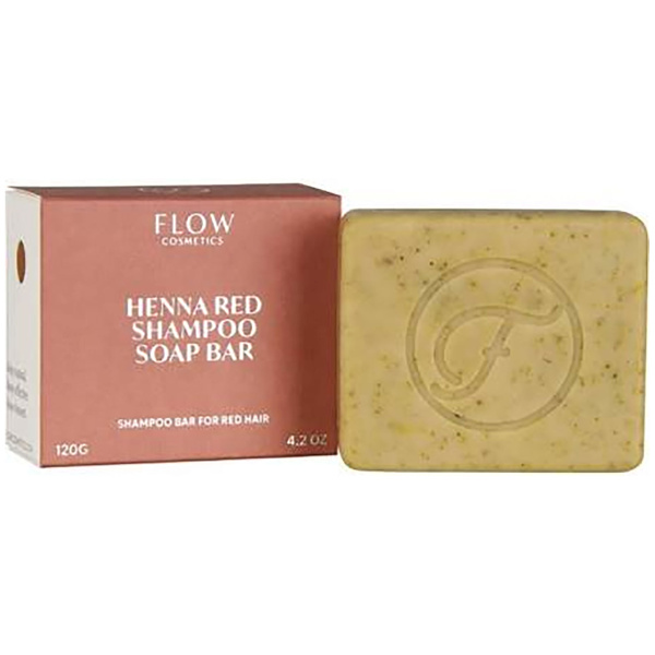 Flow Cosmetics - Biologische Shampoo Bar - Henna Red - 120 gr