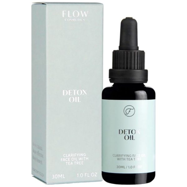 Flow - Detox Face Oil Tea Tree - Zuiverende Gezichtsolie -30 ml
