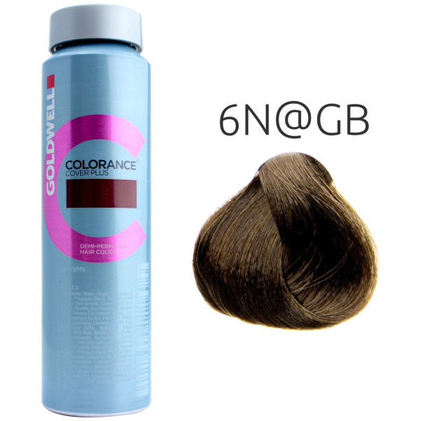 Goldwell - Colorance - Cover Plus Elumenated Naturals - 6N@GB Donkerblond Eluminated Goudbruin - 120 ml