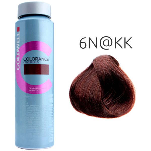 Goldwell - Colorance - Cover Plus Elumenated Naturals - 6N@KK Donkerblond Eluminated Intens Koper - 120 ml