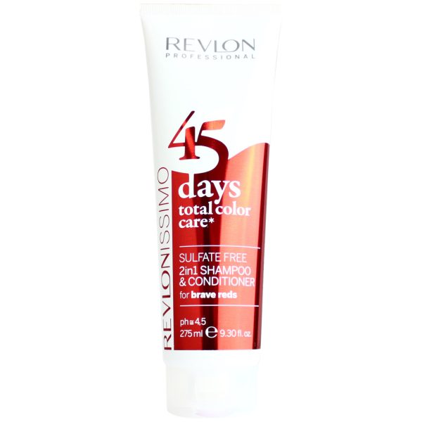 Revlon - 45 Days Color - 2 in 1 Shampoo&Conditioner - Reds - 275 ml