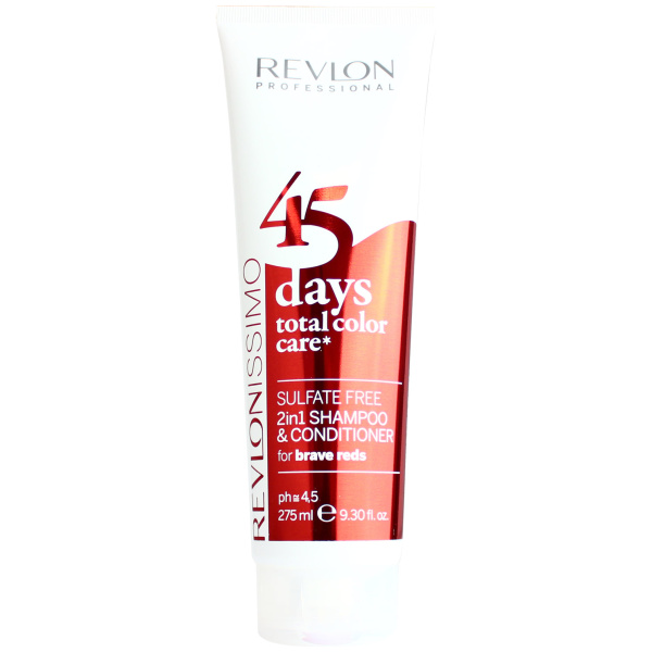 Revlon - 45 Days Color - 2 in 1 Shampoo&Conditioner - Reds - 275 ml